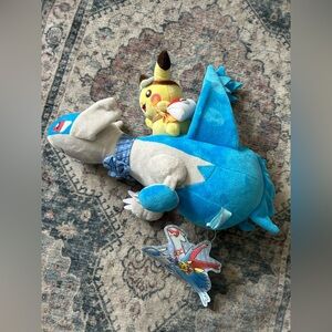 Pikachu Riding Latios Plush Pokemon Center Fukuoka Japan NEW Limited 2019 💙